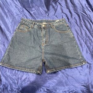 large size jean shorts